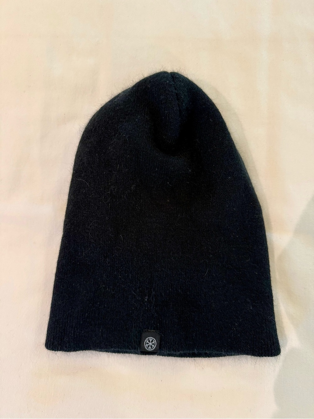 Men's Black Knit Beanie Hat‎ - Classic Winter Accessory